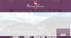 Desktop Screenshot of hotel-weisses-lamm.com