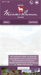 Mobile Screenshot of hotel-weisses-lamm.com